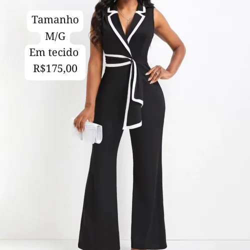 Macacão en tecido linha luxo premium 