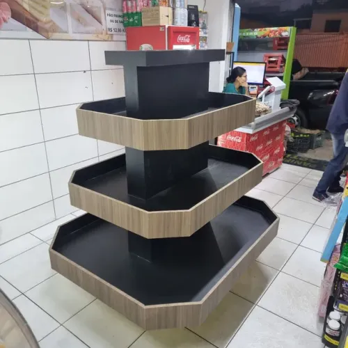 Ilha expositora para frutas até 12x nos cartoes 