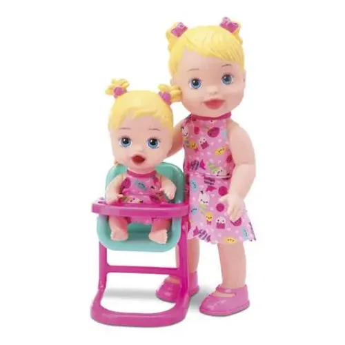 Boneca My Little Hora Da Papinha 2 Bonecas