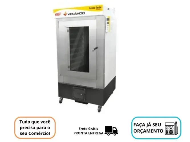 Forno de Pão Venancio a Lenha 10 Esteiras