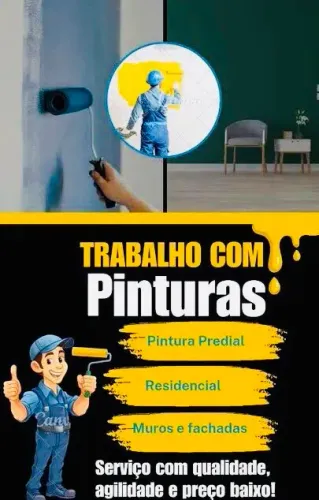 Trabalho com pinturas em geral - Preço baixo!