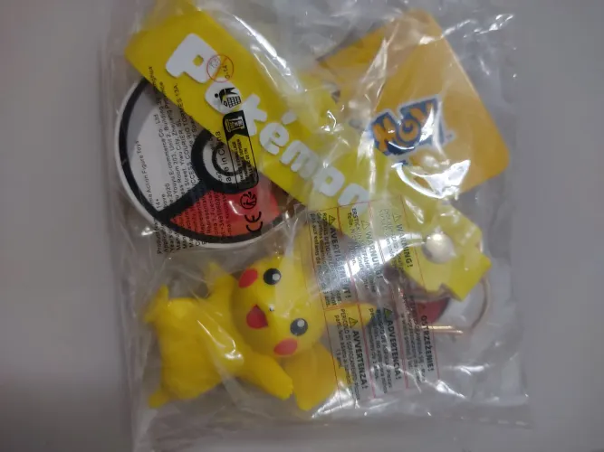 Chaveiro Pikachu Pokémon maciço