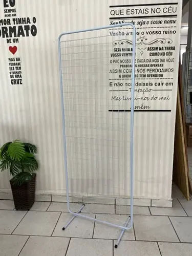 Biombo de Chão Branco para Loja 