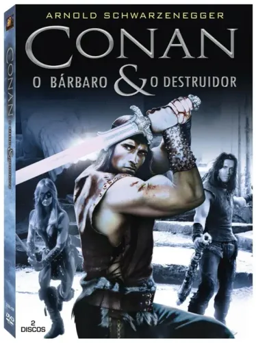 Dvd Duplo Conan O Bárbaro & O Destruidor