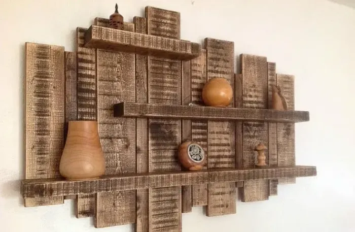Prateleiras Decorativas Madeira***
