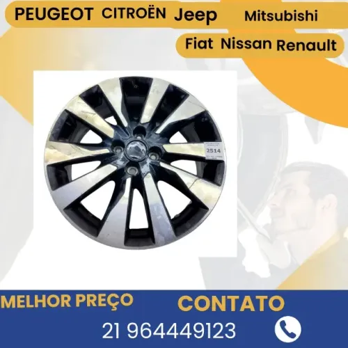  Roda Aro 17 Nissan Kicks 4x100 2018/2020   etq2514