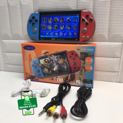 Video Gamer PSP Com 10 Mil Jogos - Entrega das 9 até 22hrs
