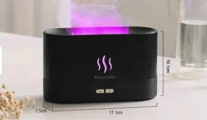 Casa Inteligente Difusor e Umidificador de Ar Com Luz e Essencia Kinscoter-Ultrasonic