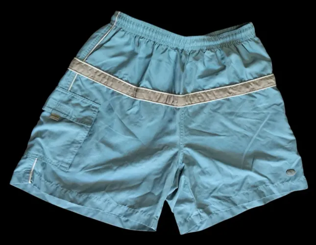 Bermuda verde azul piscina Taco tamanho P