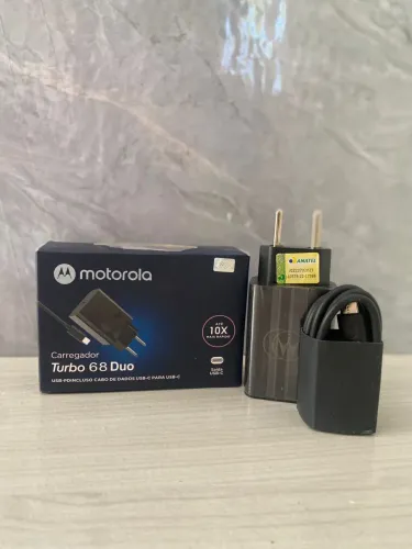 Carregador motorola turbo 68w - ENTREGA A DOMICÍLIO