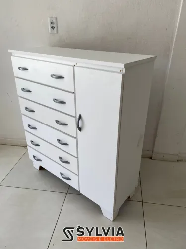 CÔMODA 6 GAVETAS + SAPATEIRA DE PROMOÇÃO