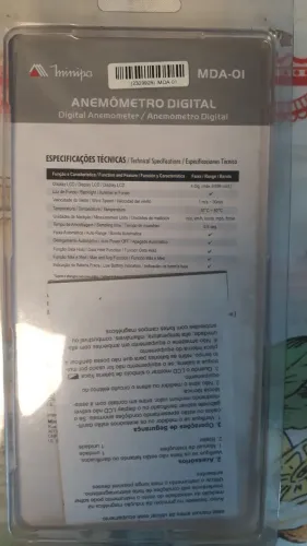 Anemometro mínima leia a descrição
