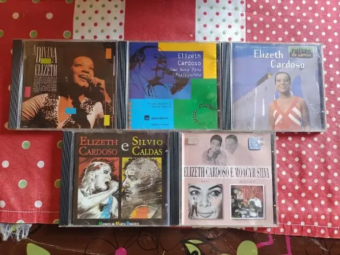Elizeth Cardoso Kit Com 5 Cds Diversos (Leia o Anuncio)