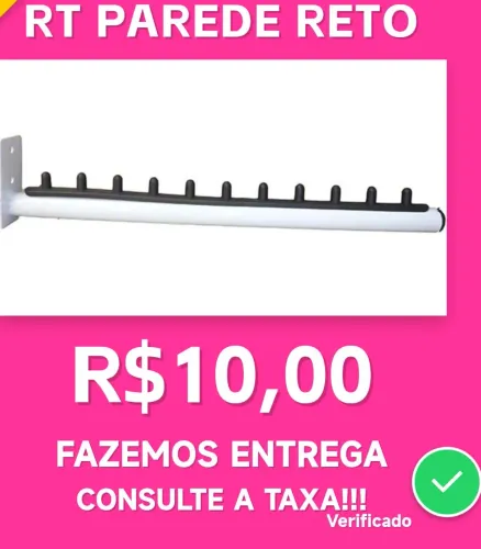 RT PAREDE RETO R$10,00 A UNIDADE PRODUTO NOVO 