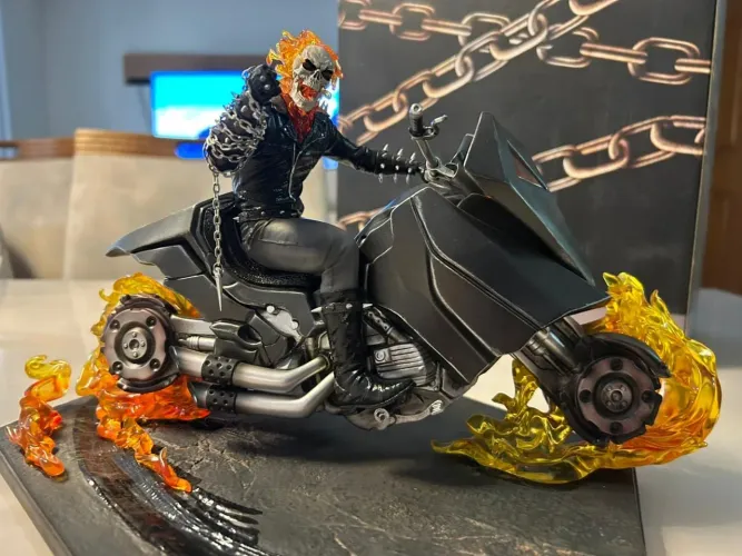 Iron Studios Ghost Rider 1/10 peça nova item raro 