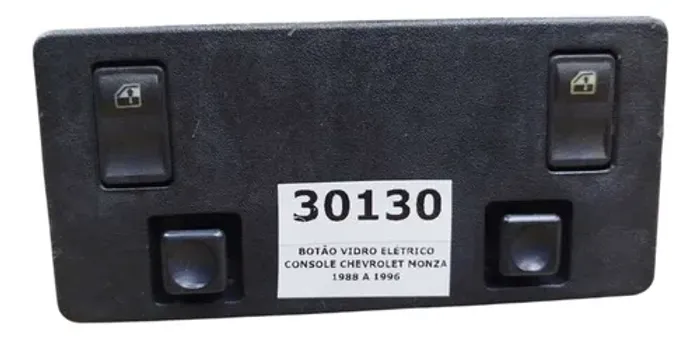 Botão Vidro Elétrico Console Chevrolet Monza 1988 A 1996
