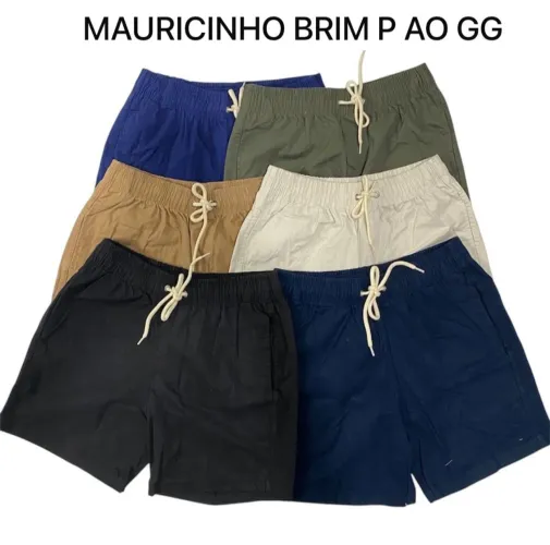 Shorts Mauricinho Brim Adulto 