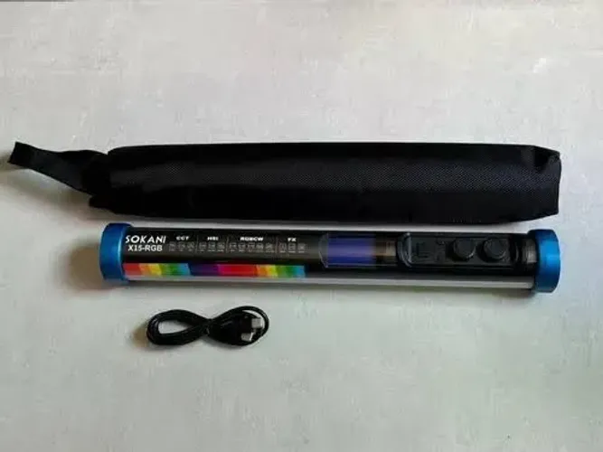 Bastao de Led Sokani X15 Rgb Profissional