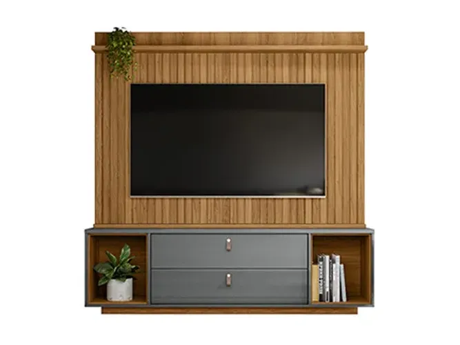 Home Theater 1.80 Freijo/Cinza Perolado Lukalian a865