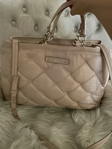 Linda Bolsa Schutz Matelassê Bege 