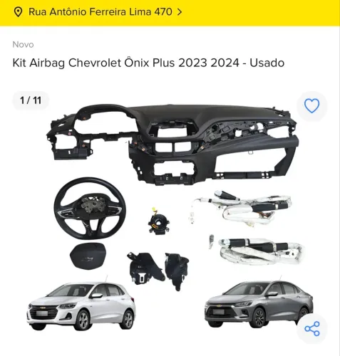 Kit Airbag Chevrolet Ônix Plus 2023/2024