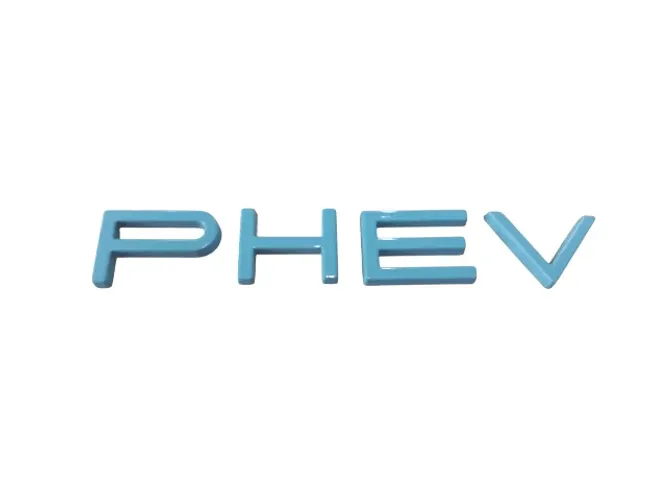Escrita Emblema PHEV Veículo Elétrico Híbrido Caoa Chery