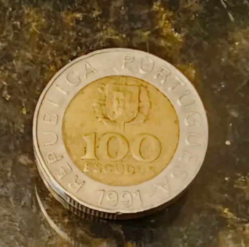 Moeda Antiga Escudo Portugal para Colecionadores 