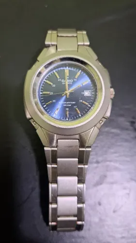 Relógio casio de aço top