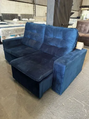 sofa retratil reclinavel 3 lugares