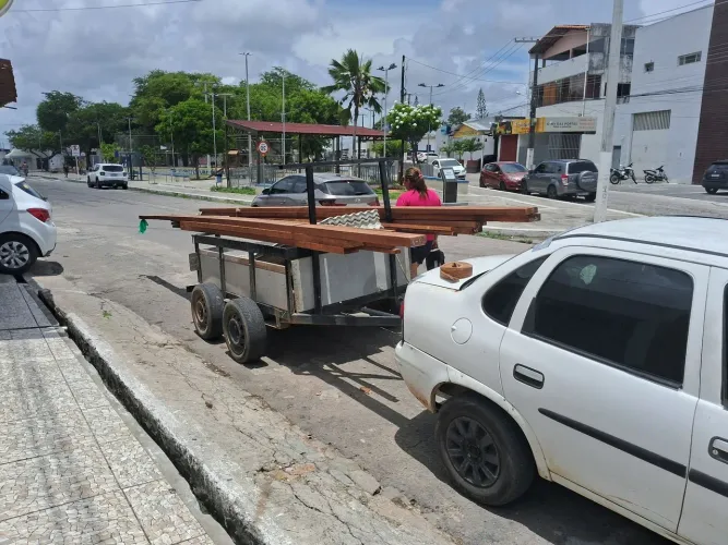 Frete e entulho
