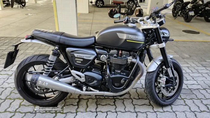 Triumph Speed Twin 1200cc Cinza 2022 Pouco Rodada, Pegar e Andar 