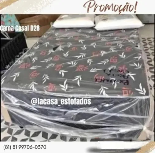 Cama Box casal - 1.88×1.38