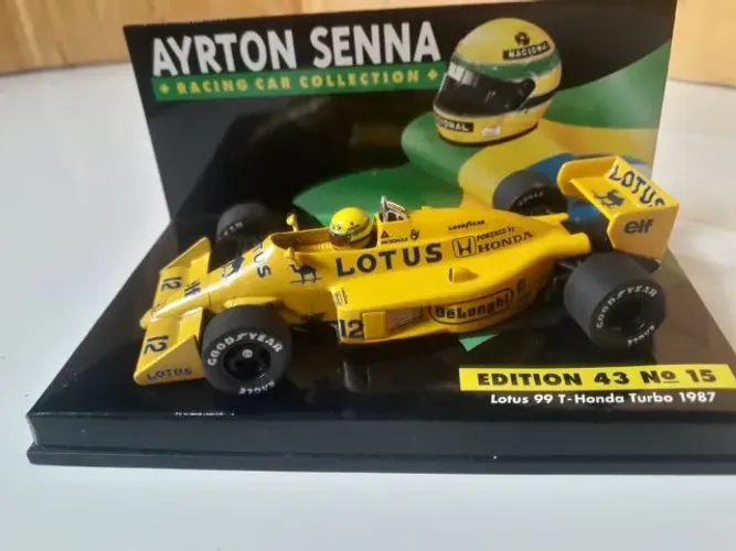 Ayrton Senna Collection #15 Lotus 99t Turbo 1:43