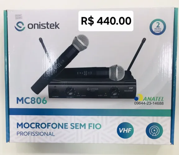 Microfones sem Fio onistek MC806