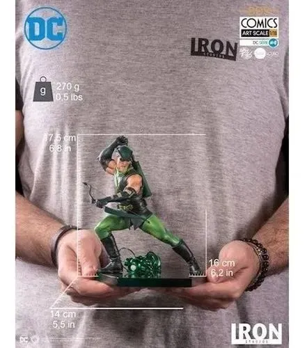 Arqueiro verde dc comics iron studios 1/10