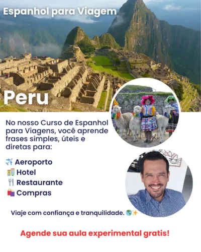 Curso de Espanhol para Viagens (Professor Mexicano)