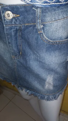 Saia Jeans P $15 cada