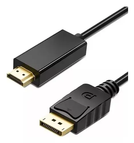 Cabo Adaptador Displayport Para Hdmi 1,8 Metros 4K - Novo - Loja Ditudo Tech e Variedades
