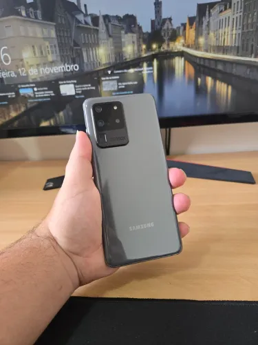 Samsung Galaxy S20 Ultra Preto ZERO aceito troca passo cartão 