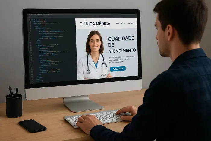 Site para Clínicas, Consultórios e Profissionais de Saúde