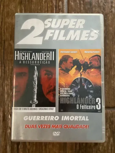 DVD Highlander II e 3 - Coleção Dupla
