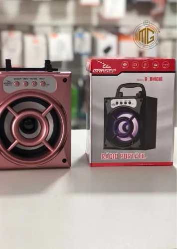 Caixa de som Portátil e Rádio 