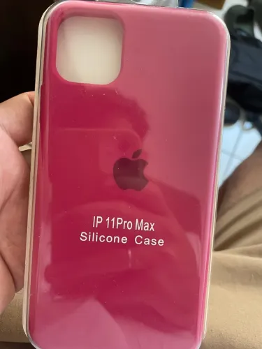 Capa Silicone iPhone 11 Pro Max - Vermelha