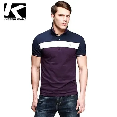 Camisa Polo - Griffe Kuegou Jeans 100% algodão ?L? - Grande