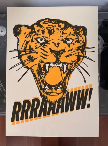 Print para quadro onça pintada