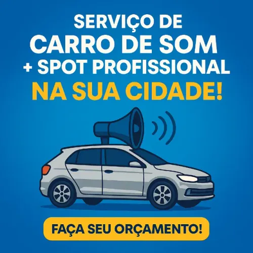 Carros de Som e Gravação de Vinhetas