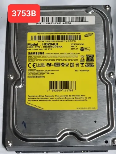 Placa Hd 2 Tb Hd204ui/sra - Cod: 3753b