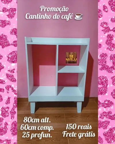Cantinho do Café - Estante para organização