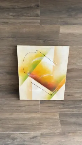 Olé sobre tela -Abstrato
