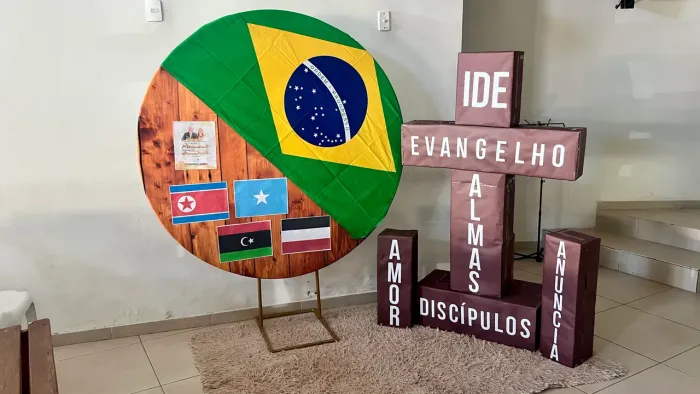 Decoração culto de missões